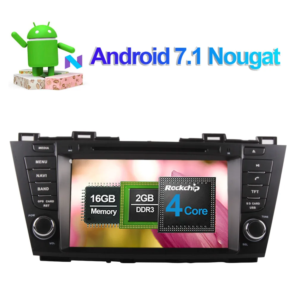 8 дюймовый автомобильный радиоприемник 4 Гб ОЗУ Android 0 Octa Core для Mazda 5/Premacy 2010 DVD