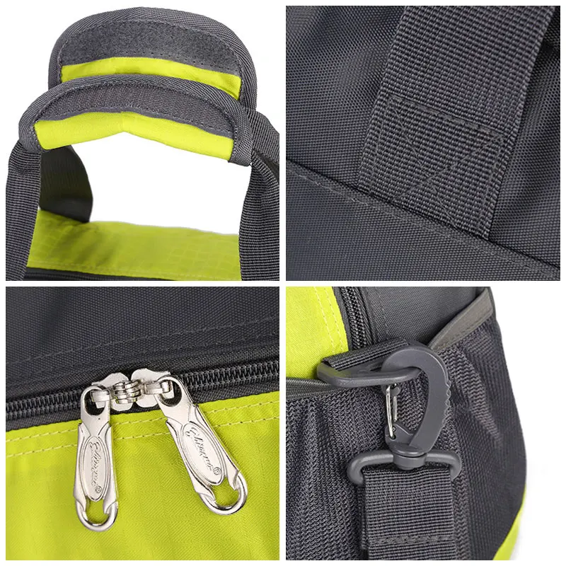 

Top Nylon Sports Gym Bag Women Fitness Travel Handbag Outdoor Waterproof Men Multifunction Shoulder Training Bag sac de sport