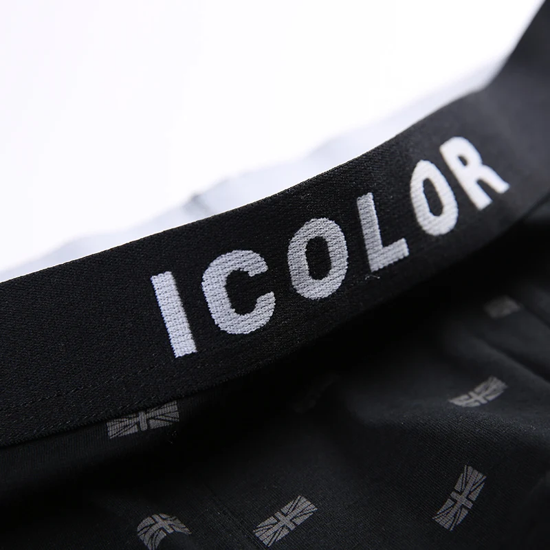 IColor новинка мужское нижнее белье с принтом сексуальное стрейчевое хлопковое