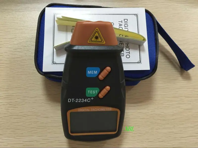 

ЖК Цифровой Фото Тахометр измеритель об/мин от 2,5 до 999,9 ОБ/мин Бесконтактный фотоэлектрический фотоэлемент высокого качества DT2234C +