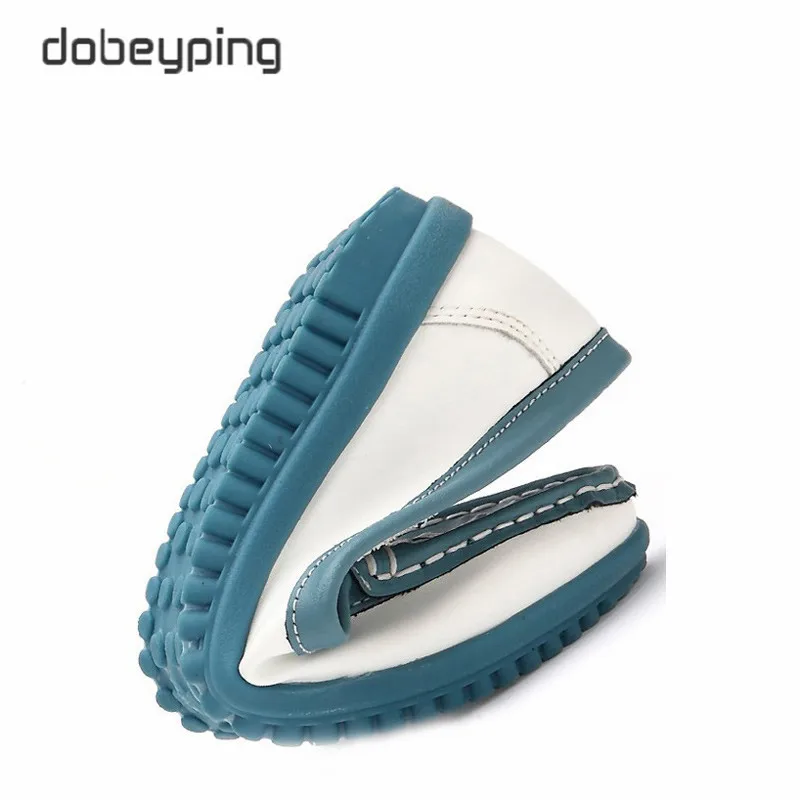 Spring New Women's Casual Shoes Cow Leather Woman Flats Shoe Moccasins Female Loafers Slip On Boat Shoes Leisure Single Footwear