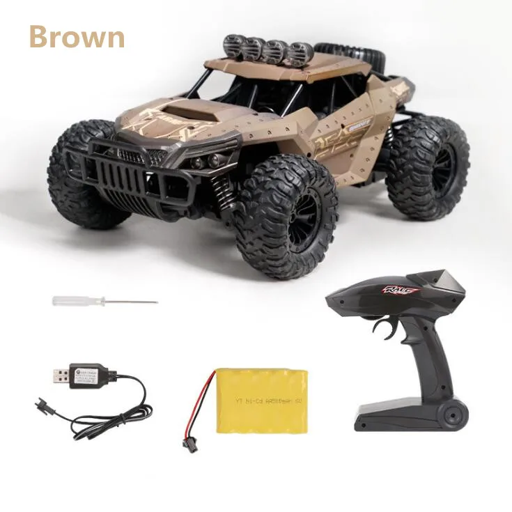 1/16 2,4G 4WD высокоскоростной Радиоуправляемый автомобиль с WiFi 720P камерой Радио пульт дистанционного управления внедорожный Carros игрушка для мальчиков Drift pickup - Цвет: brown no camera