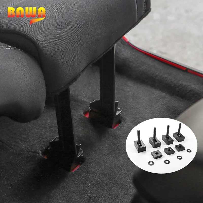 BAWA внутренние молдинги для Jeep Wrangler JK 2007+ комплект регулировки заднего сиденья с болты и шайбы для Jeep Wrangler jk