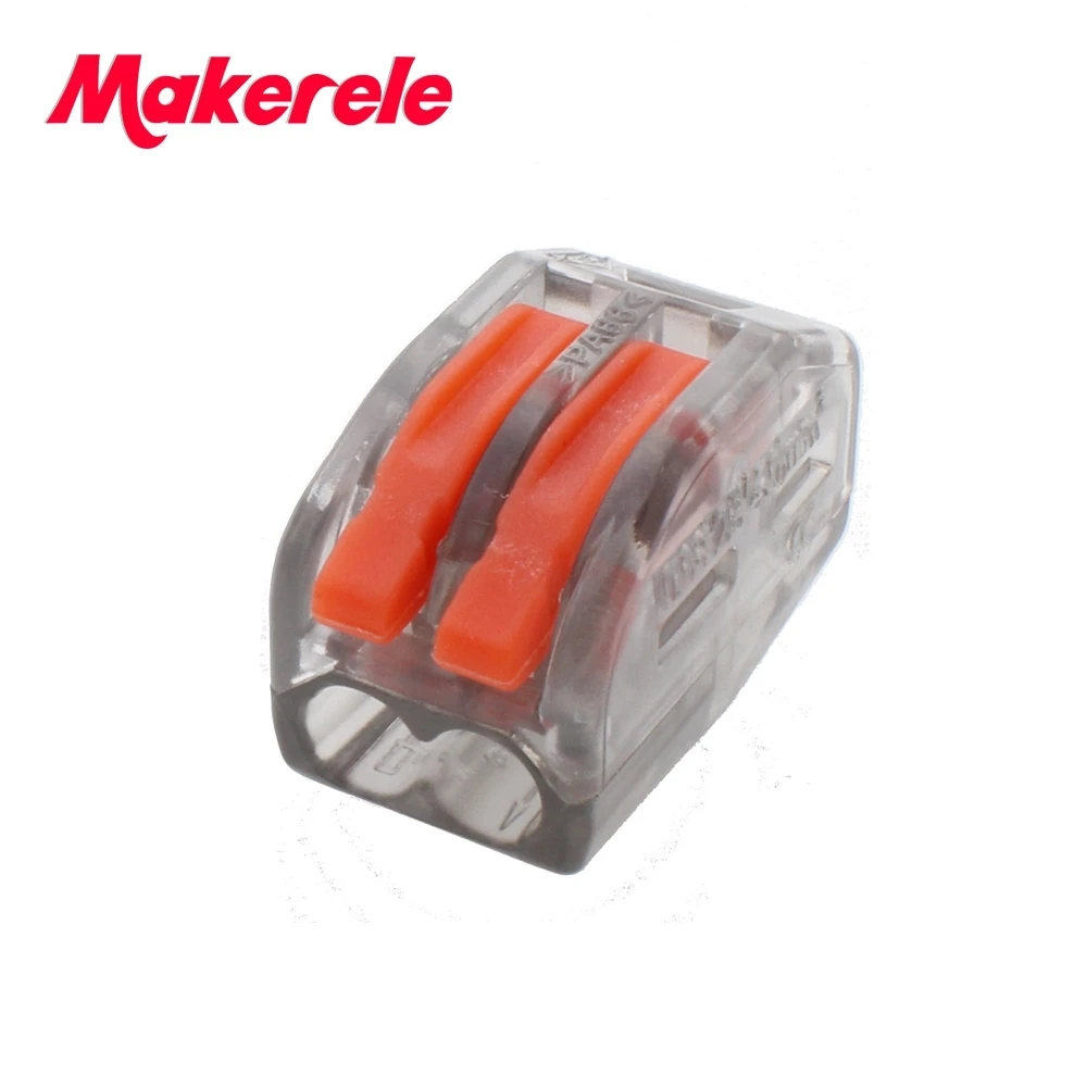 Универсальный Компактный проводной разъем Makerele 222 412 (PCT212) 10 шт. 2 контактных