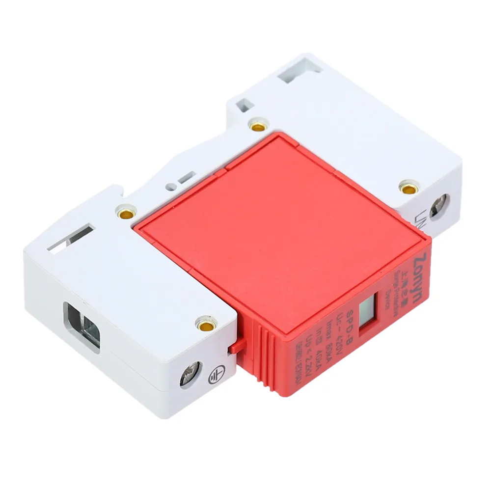 1 шт. высокое качество SPD 420V 40KA~ 80KA дом Защита от перенапряжения защитное низкое напряжение предохранительное устройство 1P