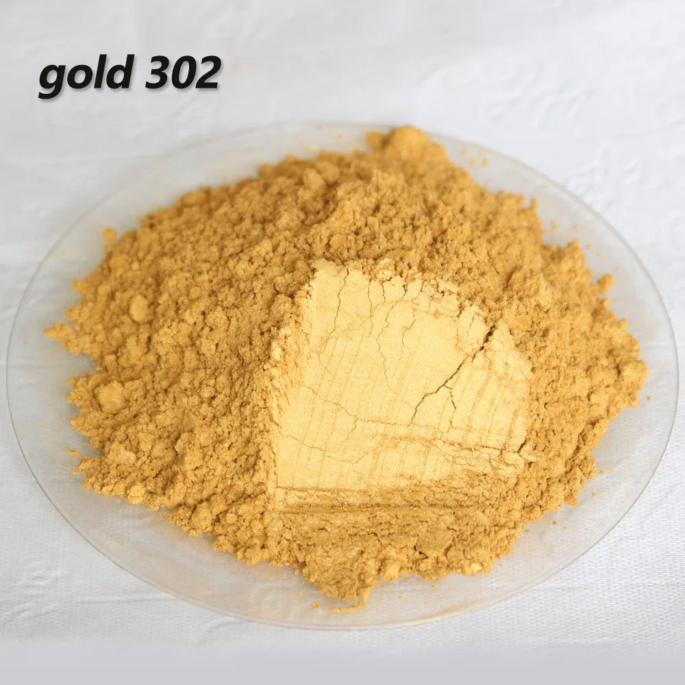 14 цветов золотой порошок здоровая Натуральная Минеральная пудра MICA DIY для