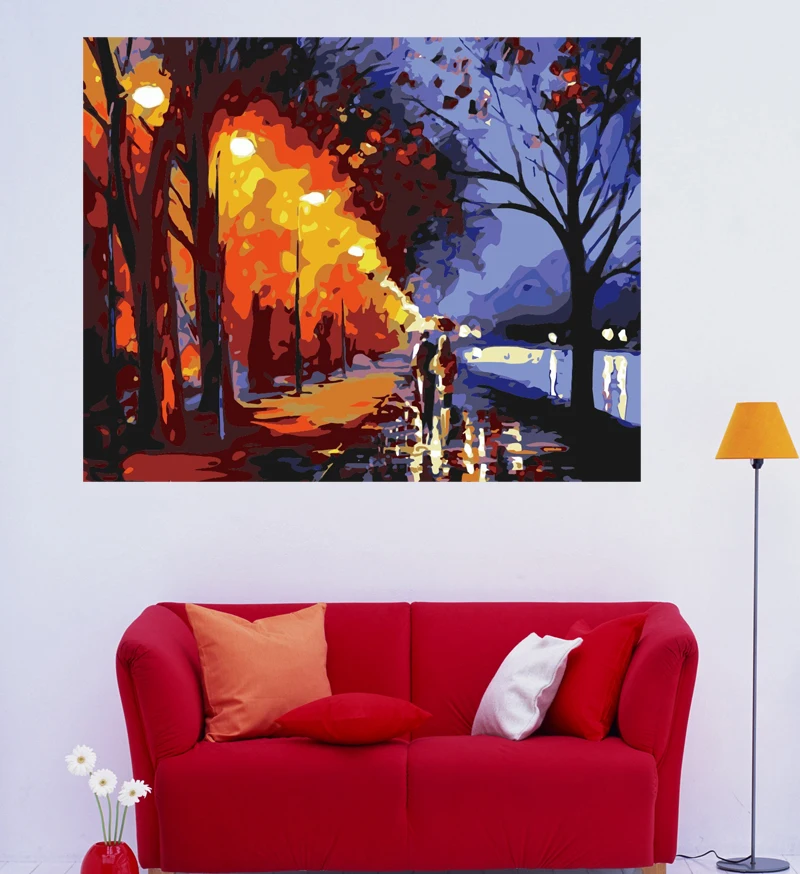Набор для рисования по номерам на холсте без рамки 50x65 см|the paintings|picture paintingpainting