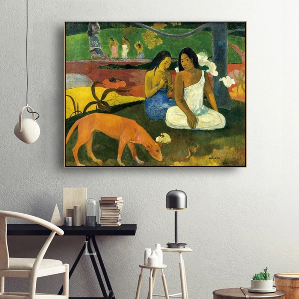 Aredistrict Paul Gauguin знаменитая масляная Картина на холсте постеры принты Гостиная Декор стен для дома художественная живопись украшение дома картина