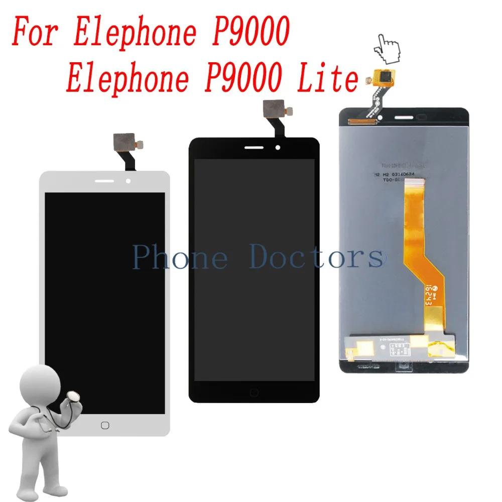 5 ''сенсорный экран дигитайзер стекло + ЖК-дисплей в сборе для Elephone P9000 LTE / Lite 100%