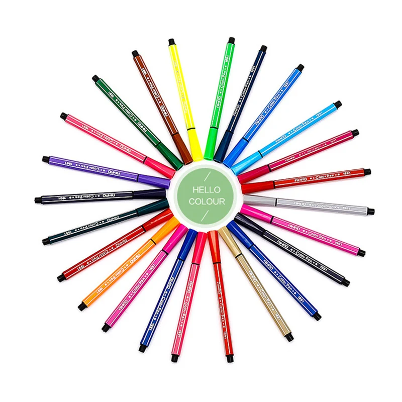 12 шт. Детские акварельные ручки цветов | Канцтовары для офиса и дома