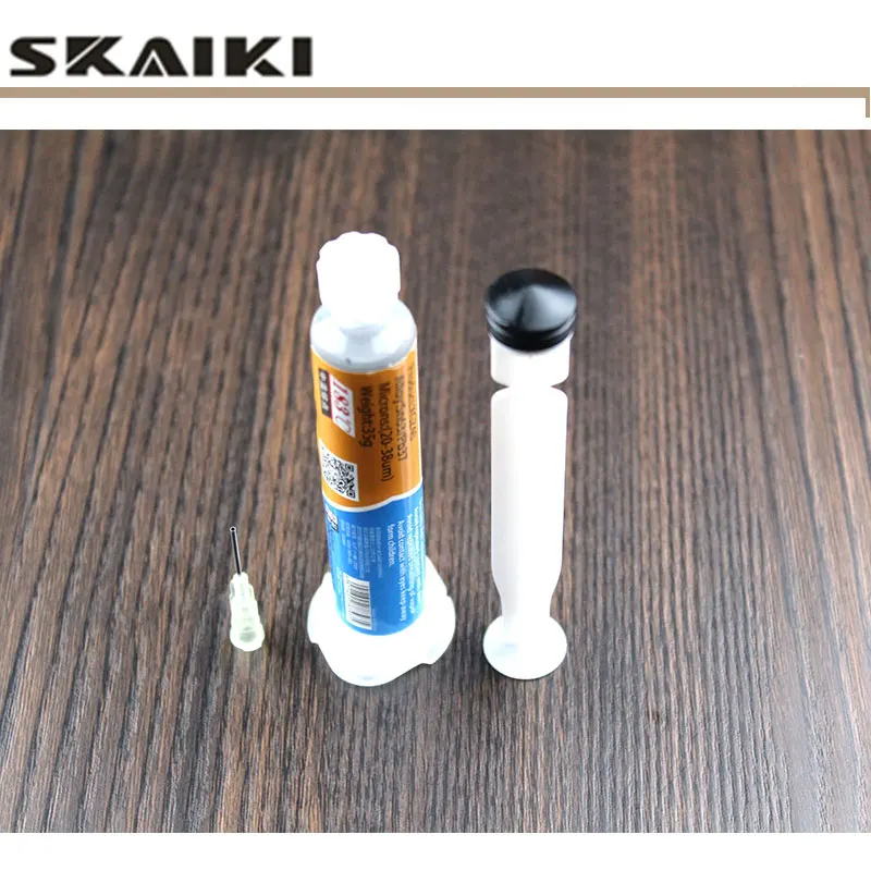 Шприц поток 10CC олова XG z40 флюс паяльной пасты Sn63/Pb37 + поршень иглы для PCB SMD