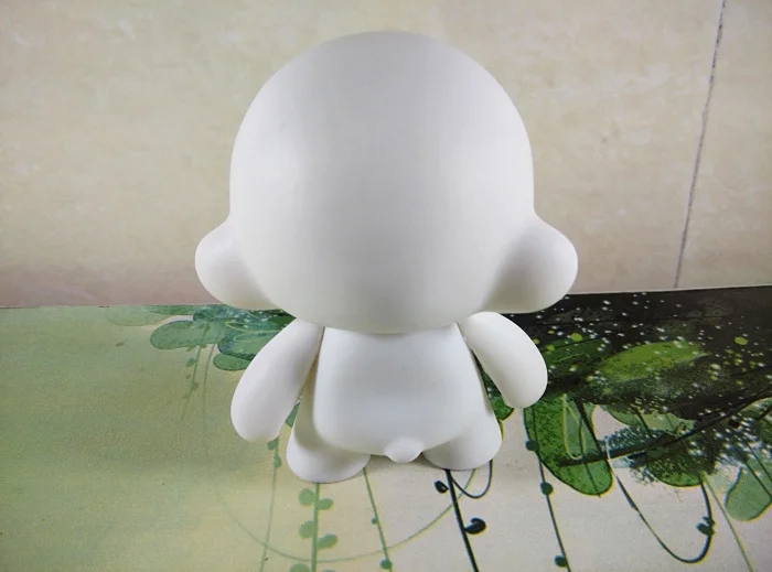 10 шт./лот 4 дюймовые белые куклы Kidrobot Munny Сделай Сам Виниловые художественные