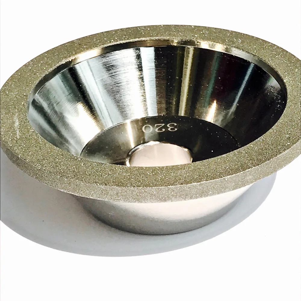 On sale of 80#--800# 100D*10W*5U*20H*35T alloy wheel bowl diamond grinding wheel for alloy blade sharpening purpose