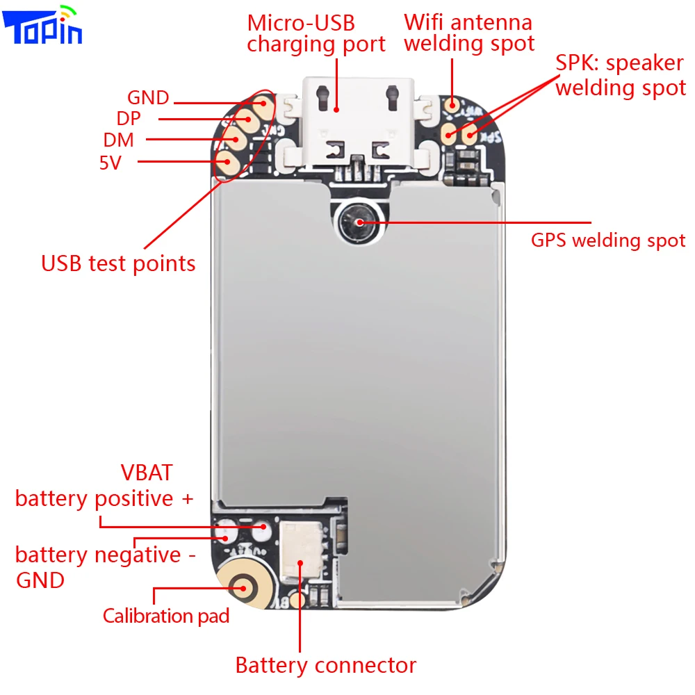 Topin zx303 GPS трекер GSM Wi-Fi сигнализации локатор веб-приложение отслеживания TF карты