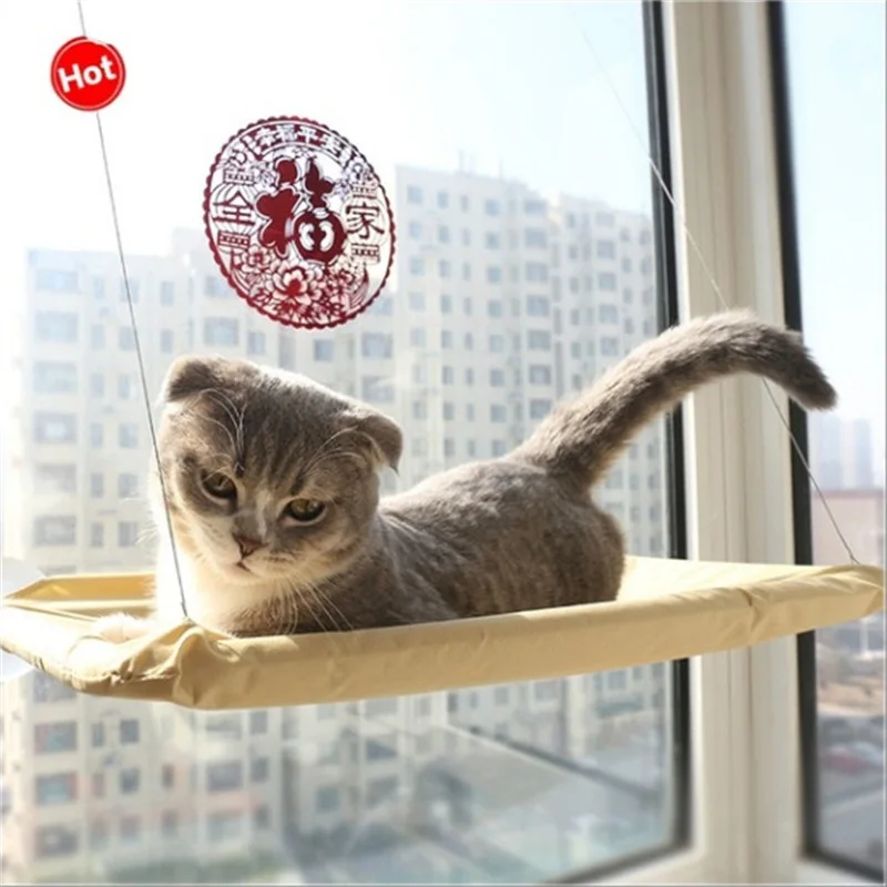 Высокое качество Mrosaa подвесной коврик для кошки мягкий гамак для кошки оконные гамаки для питомников 20 кг безопасная подвесная полка для кошки Чехол для кровати