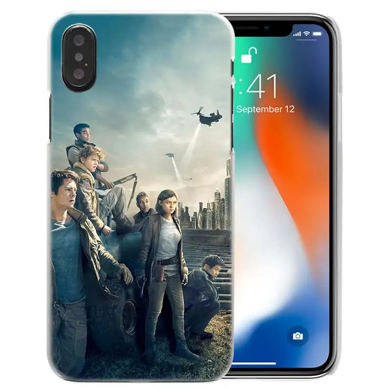 05 Чехол Maze Runner для iPhone XS Max XR X 10 7 8 6 6 S Plus 5s SE 5 4s 4 5C прозрачный жесткий пластик чехол для телефона оболочка пленка - Цвет: 05