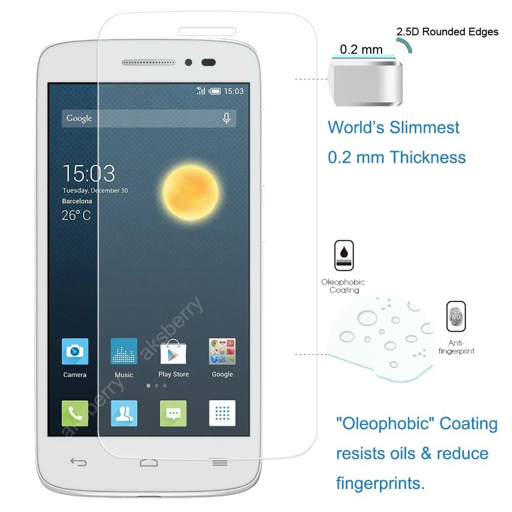 Закаленное стекло протектор экрана для Alcatel One Touch Pop 3 5 5025D pop4 Idol POP4 5051 Pixi 4 0 5010 Pixi3