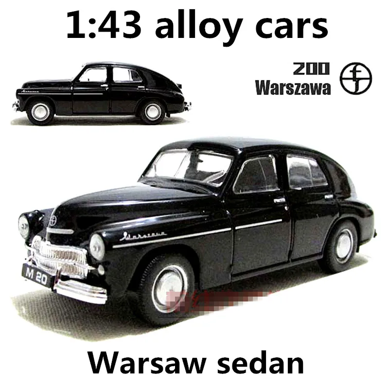 Модель автомобиля из сплава 1:43 высокий автомобиль модель Варшавского седана