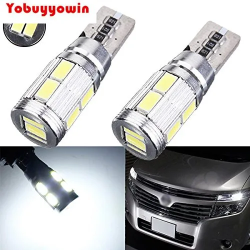 

New 4x T10 Samsung Chip 10 LED 2323 SMD Side Wedge Light Bulb White