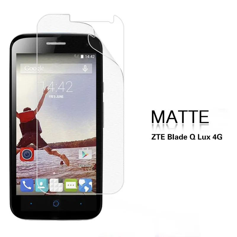 HD прозрачный глянцевый чехол для ZTE Blade Q Lux 4G 4 5 in QLux с антибликовым покрытием и