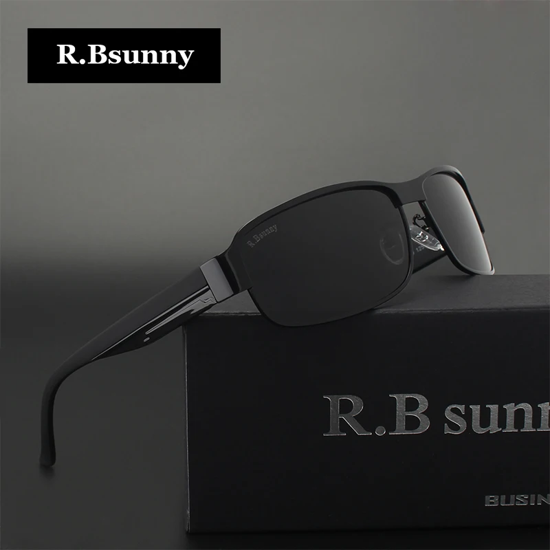 R. Bsunny HD поляризованные солнцезащитные очки мужские брендовые Дизайнерские