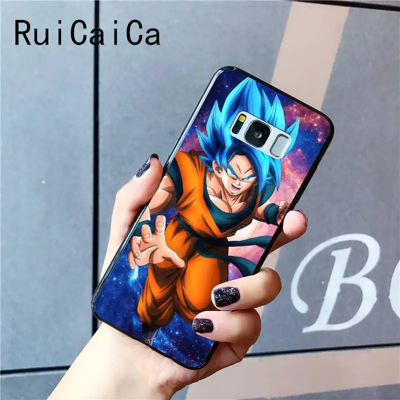 Модный черный чехол Ruicaica Dragon Ball Z Super DBZ Goku для Samsung Galaxy S7edge S6 edge plus S10 S8 S7 S9 Plus |