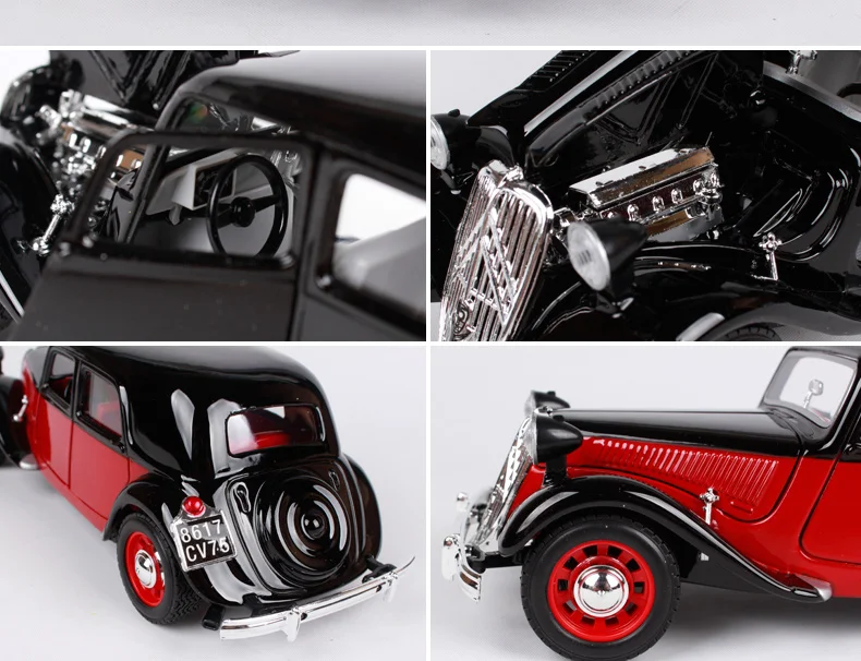 Maisto Bburago 1:24 1952 Citroen T.A 15CV ретро классический автомобиль литая под давлением модель автомобиля игрушка с оригинальной коробкой