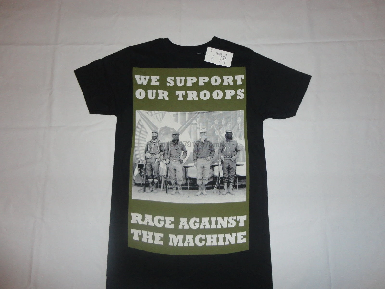 Новая футболка RAGE AGAINST THE MACHINE S 3XL ZAPATISTAS EZLN trips ROCK Мужская одежда большого