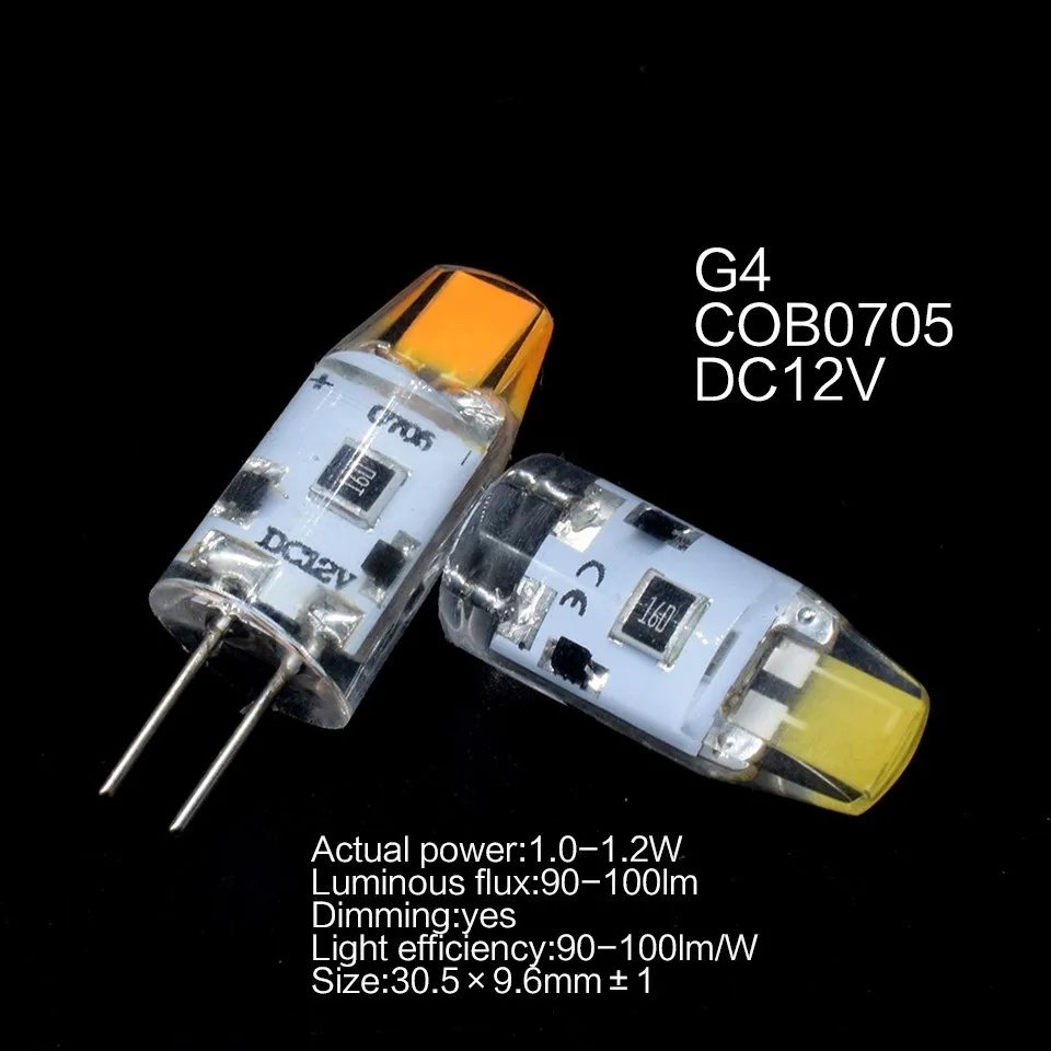 LKLTFX G4 лампа Светодиодная 1 Вт 2 мини светодиодсветодиодный энергосберегающая 12 В