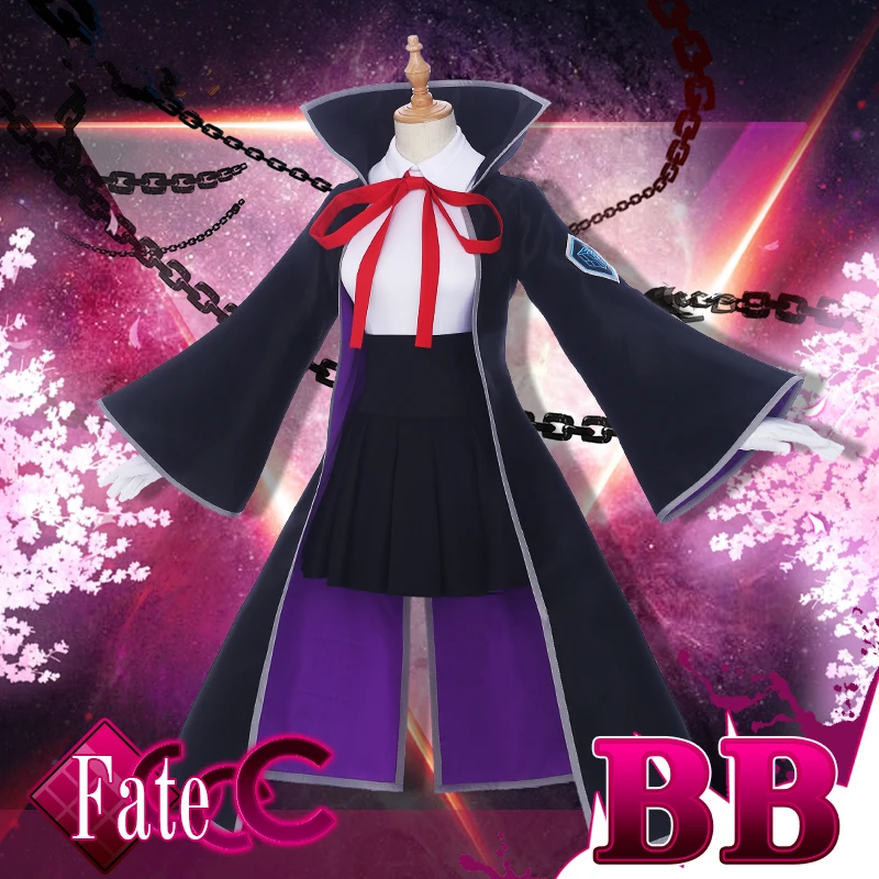 BB Fate/Grand Order косплей костюм для косплея Униформа рубашка накидка|Костюмы аниме| |