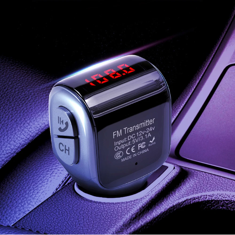 Автомобильный MP3 плеер беспроводной fm передатчик модулятор ЖК дисплей Bluetooth