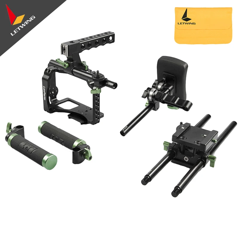 Lanparte MCK-02 микро один видео люкс Верхняя ручка FF-02 Follow Focus грудь поддержка клетка