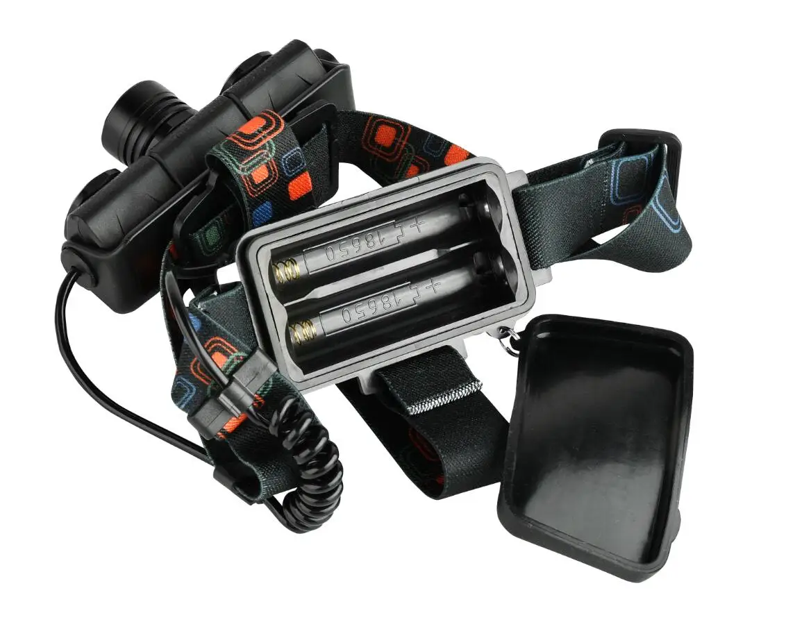 Portable Adjustable LED Headlamp T6+2*XPE Zoom Headlight Head Lamp Torch Lanterna head light use 18650 Battery Best Camping|Налобные