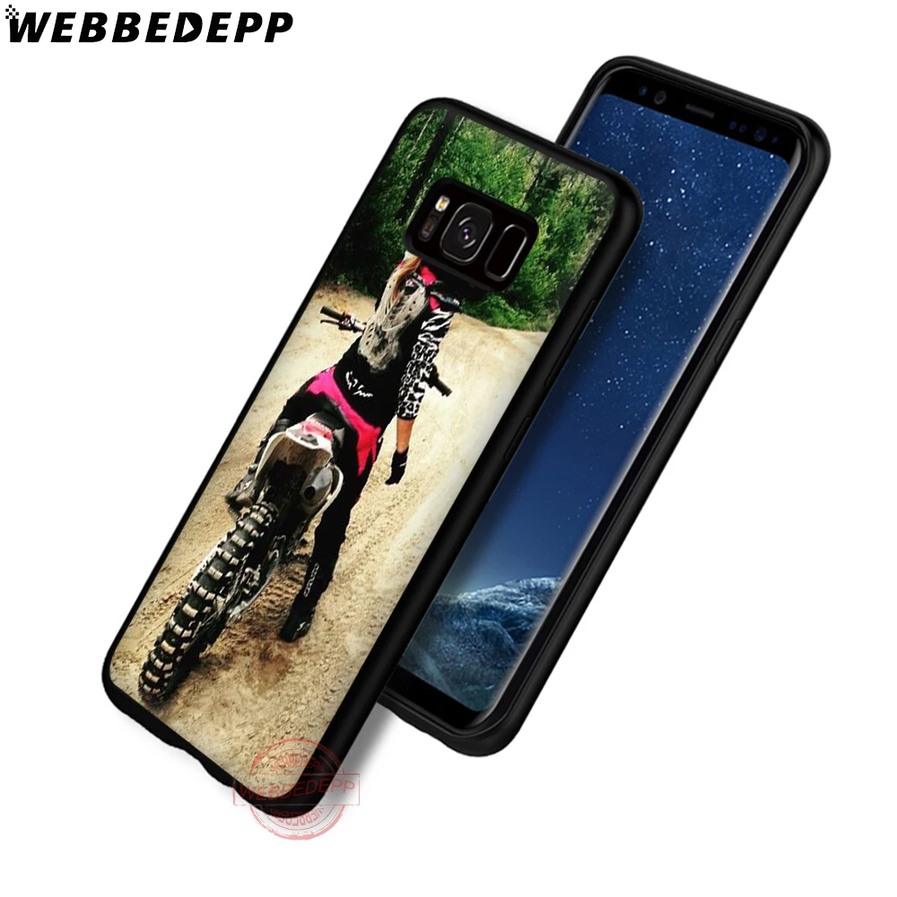 WEBBEDEPP Motocross motocross classic Soft Phone Case for Samsung S6 S7 Edge S8 S9 S10 Plus J4 J6 J7 J8 Note8 9 10 |