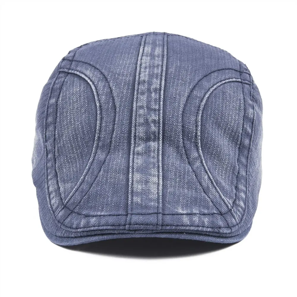 VOBOOM Flat Ivy Cap Men Women Washed Cotton Golf Caps Newsboy Beret Baker Boy Hat Male Female Small Size Boina 037 |