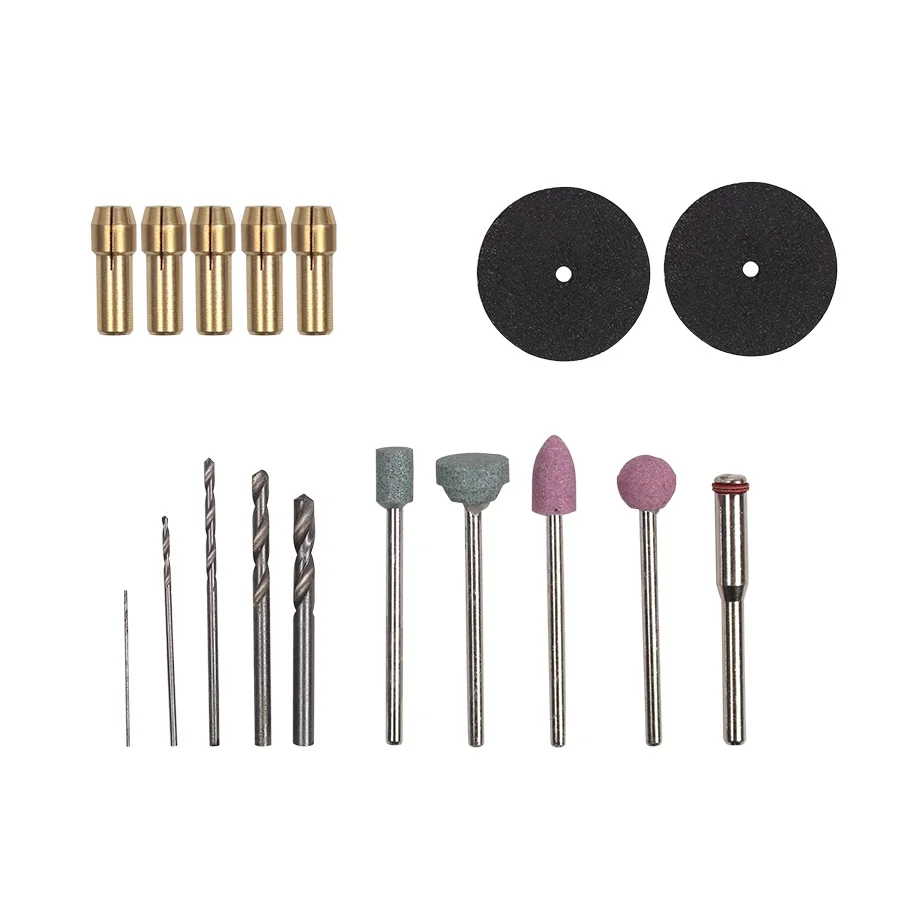KINGGUARD Dremel Style Мини электрическая дрель + набор шлифовальных аксессуаров