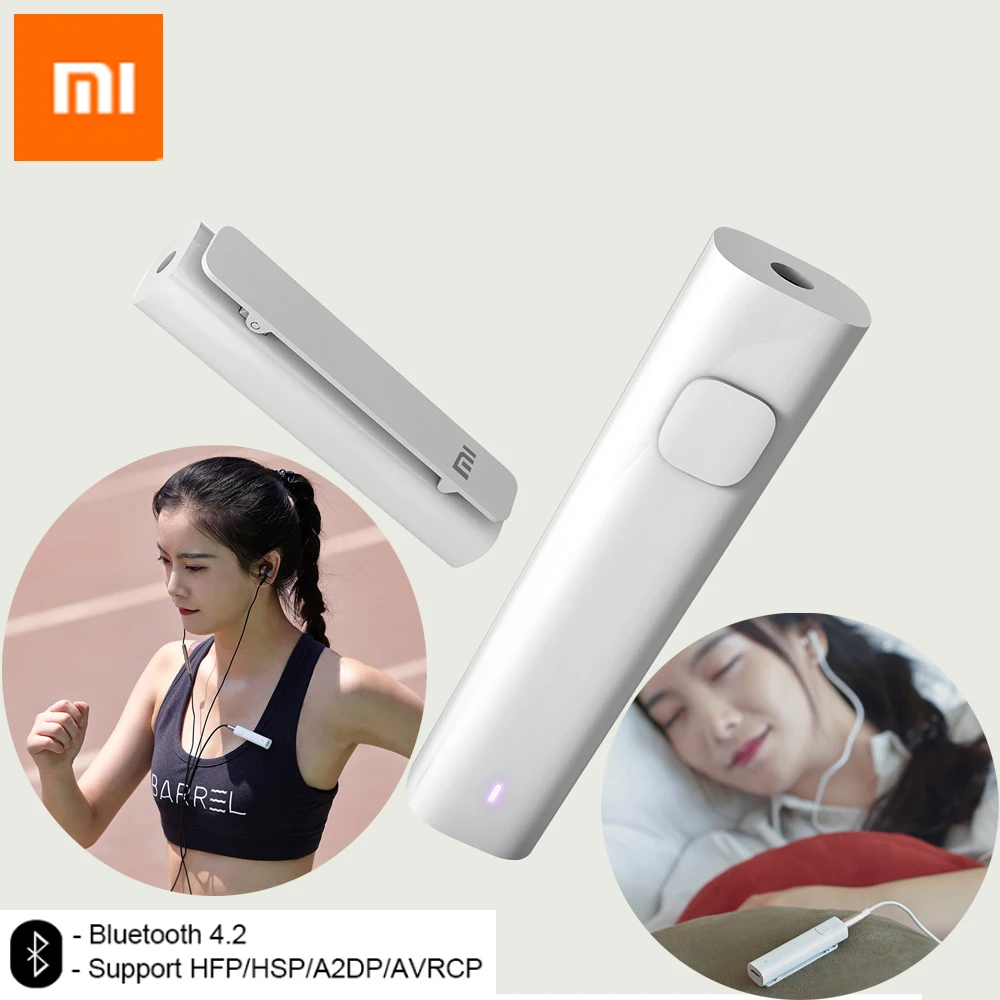 Оригинальный Xiaomi Bluetooth 4 2 аудио приемник беспроводной адаптер 3 5 мм музыка