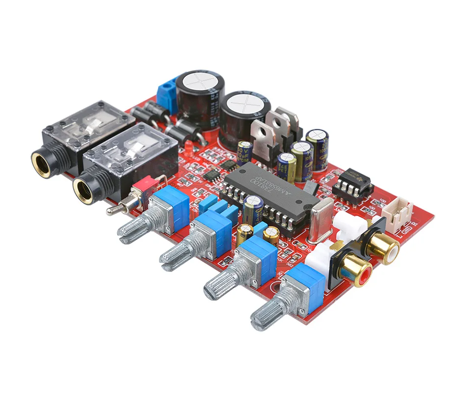 AIYIMA M65831AP+ NE5532 цифровой реверберации караоке ОК предусилитель доска M65831 караоке предусилитель OPA275 OP AMP Dual AC12V-15V