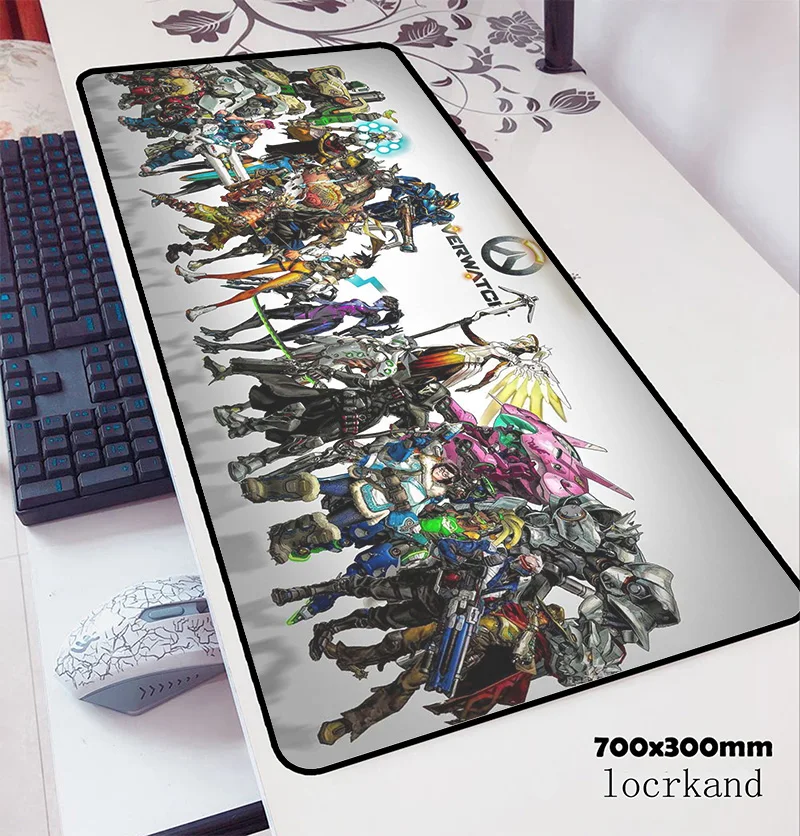 Коврик для мыши ow 700x300x3 мм высококачественный компьютерный коврик геймпад