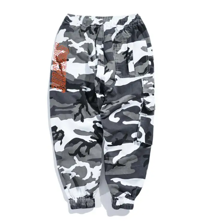 Camouflage Уличный стиль хип-хоп брюки шаровары Swag Брюки Панк рейв женские мужские брюки для танцев Новинка женские весенние брюки размера плюс - Цвет: Camouflage