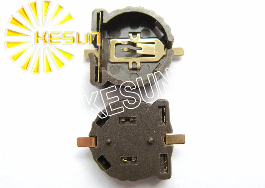 200 шт. x Φ 3V позолоченный SMT держатель батарейного отсека для CR1220