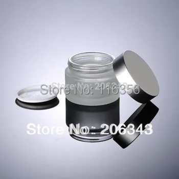 30 г матовая стеклянная банка для крема косметический контейнер косметическая