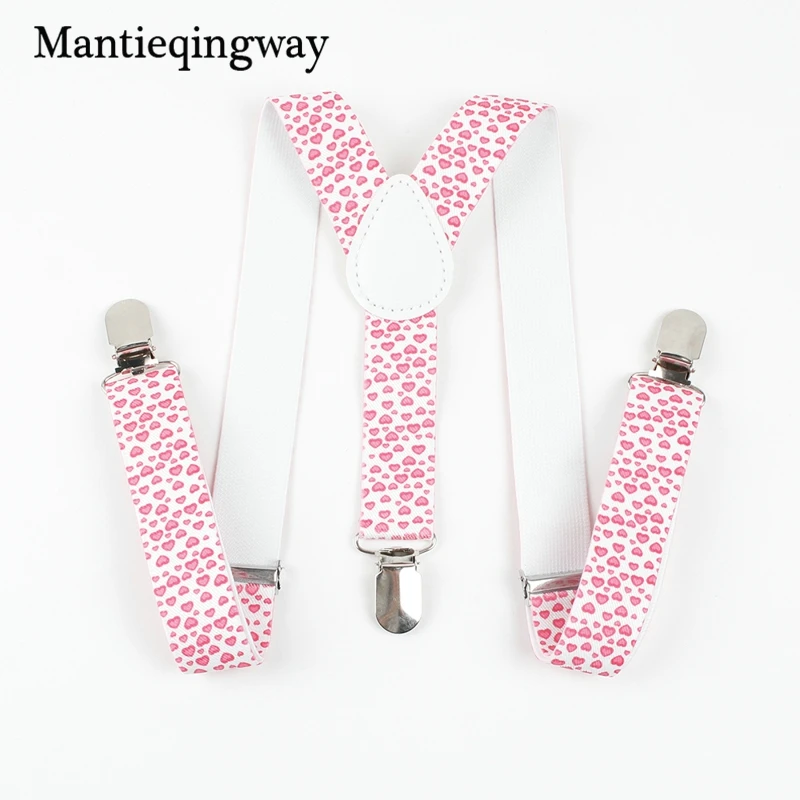 Бренд mantieqingway, модная повседневная рубашка на подтяжках с 3 клипсами для маленьких мальчиков и девочек, эластичная рубашка на подтяжках с ремнем для малышей