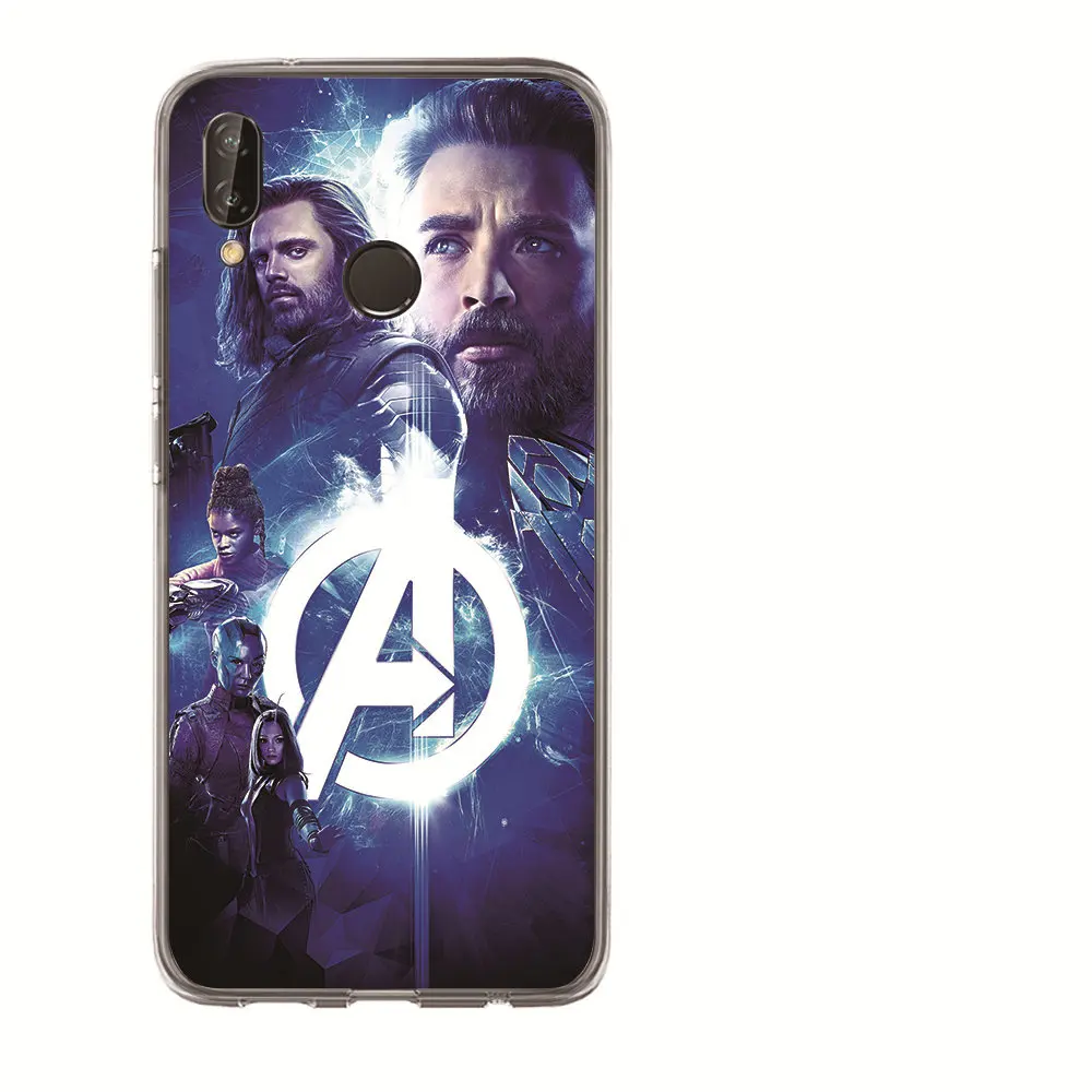 Для Huawei Honor 10 Lite 9 8 7A 7C 7X 7 6A Coque Marvel Мстители Железный человек роскошный супергерой