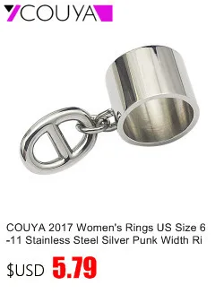 COUYA Fashion Big Rings for Women 5 Colors Red Green Orange Black Crystal Finger Ring Big Glass Stone Wedding Rings Jewelry
