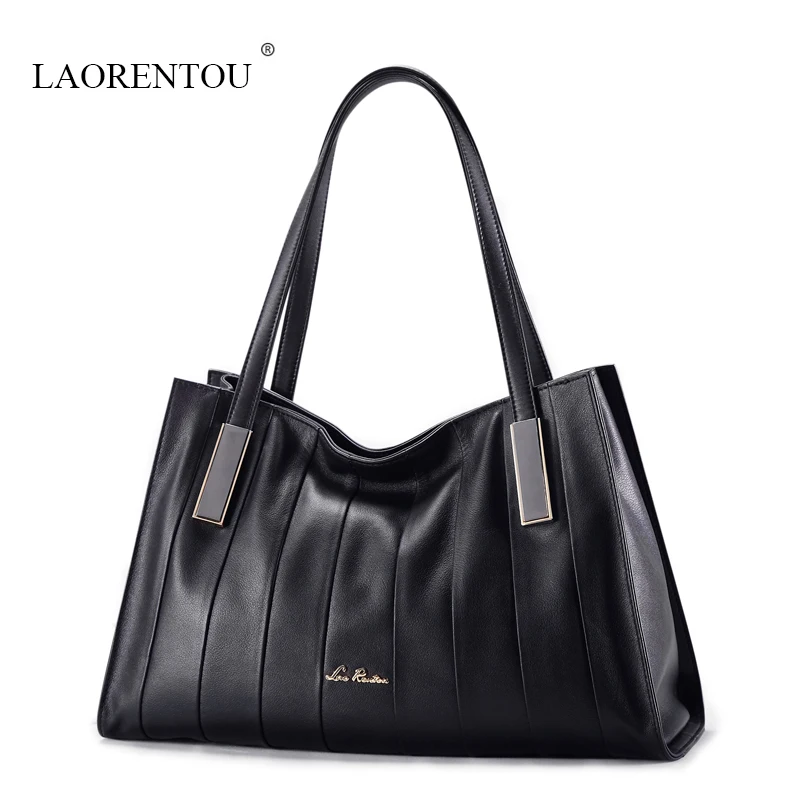 LAORENTOU 100% натуральной кожи сумка Два размера женщины моды дамы известный бренд