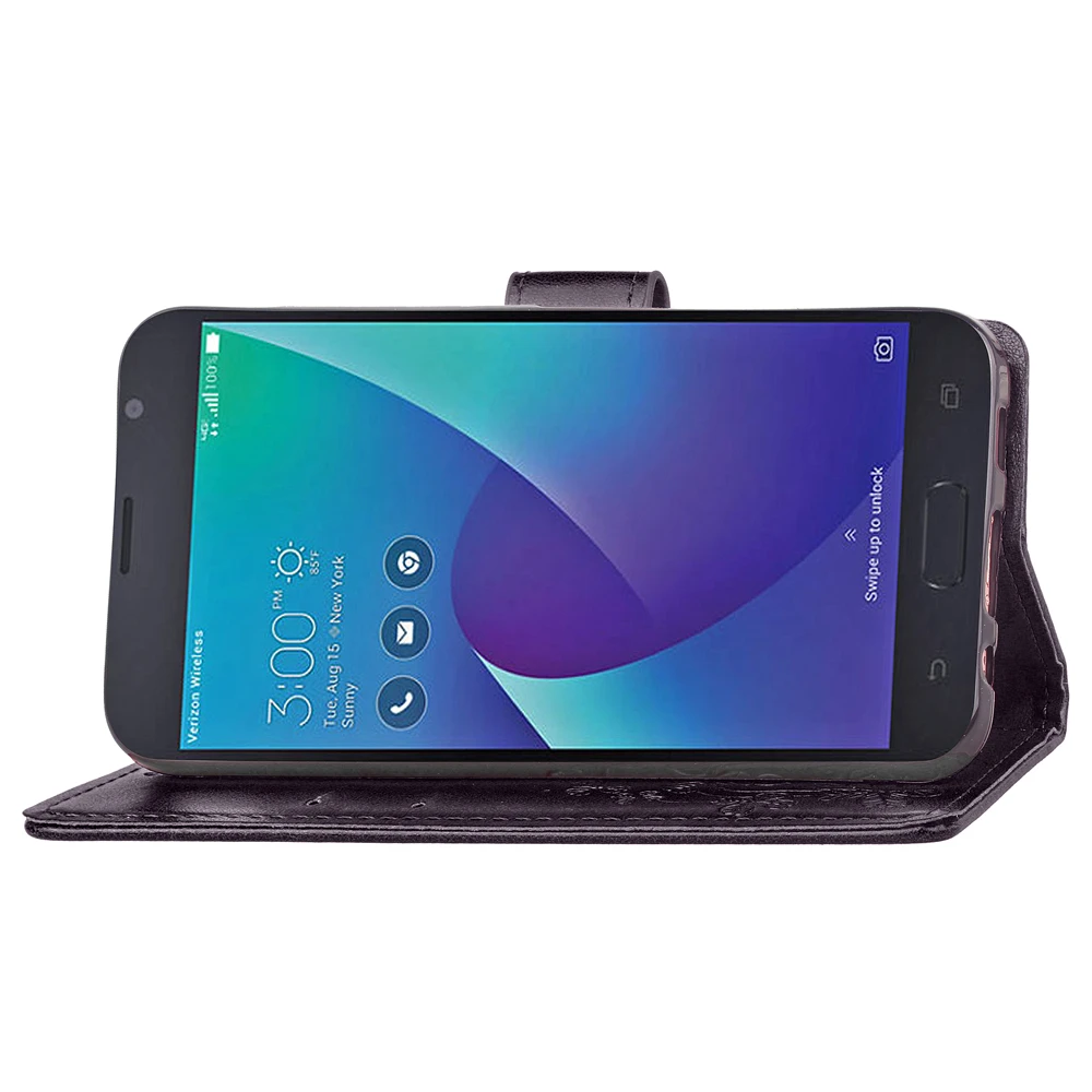 Роскошный флип-кошелек из искусственной кожи для Asus Zenfone V V520KL сумка телефона с