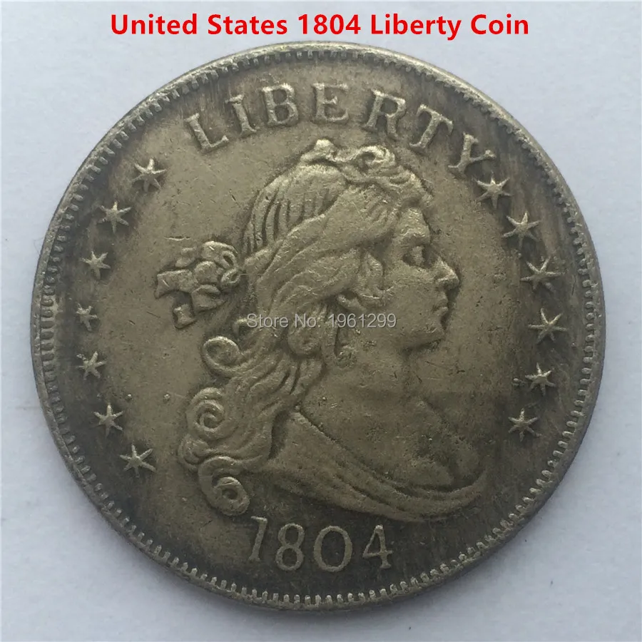 Free shipping 1Pcs/Lot,Rare - 1804 America Liberty Coin