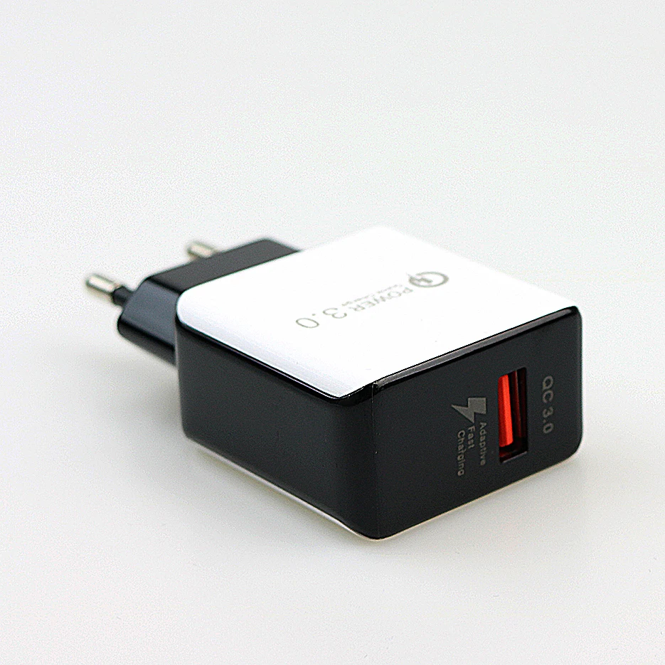 Быстрое зарядное устройство Charge3.0 EU/US 5V3A 9V2A 12V1.6A Быстрая зарядка для мобильных
