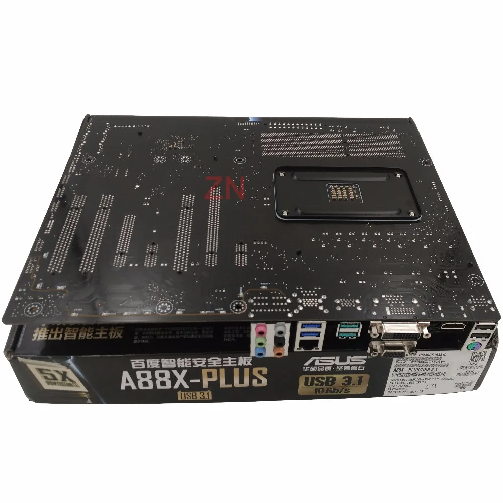 Оригинальный новая настольная Материнская плата ASUS A88X PLUS/USB 3 1 материнская Socket FM2 +